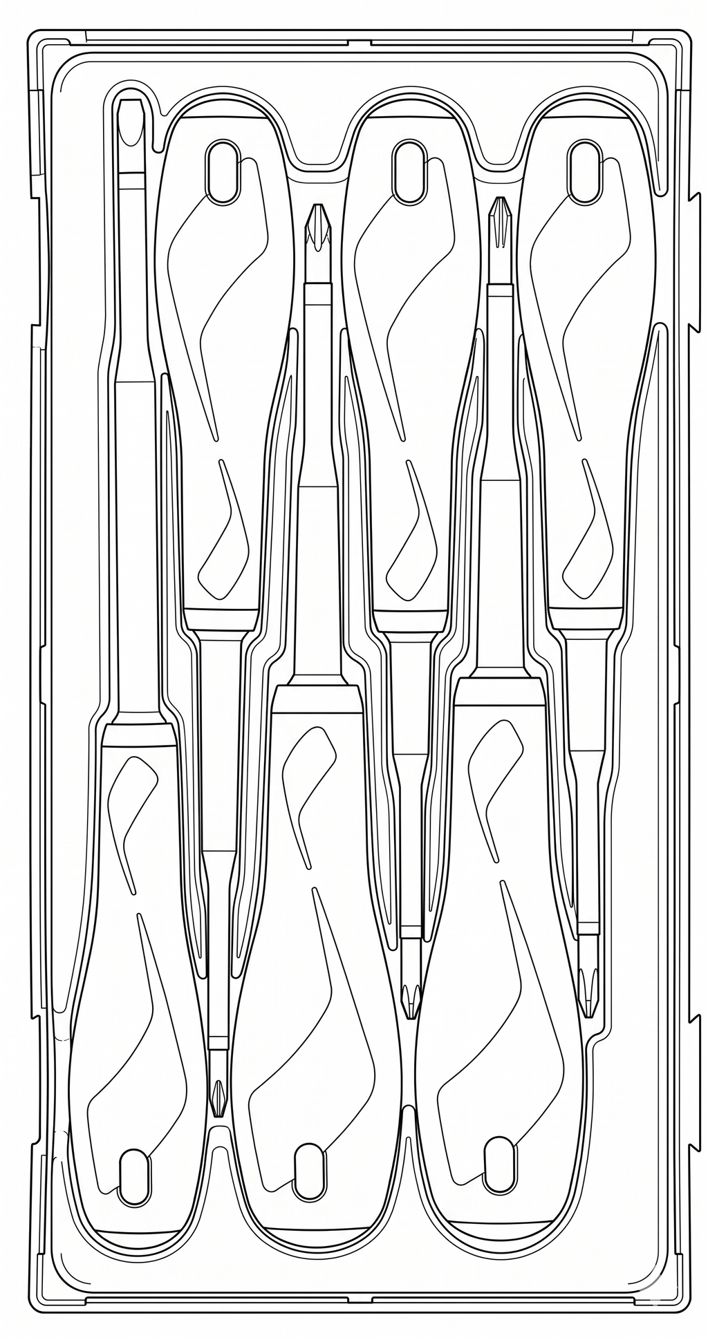 Insulated Screwdriver Set Mixed TT1 6 Pieces