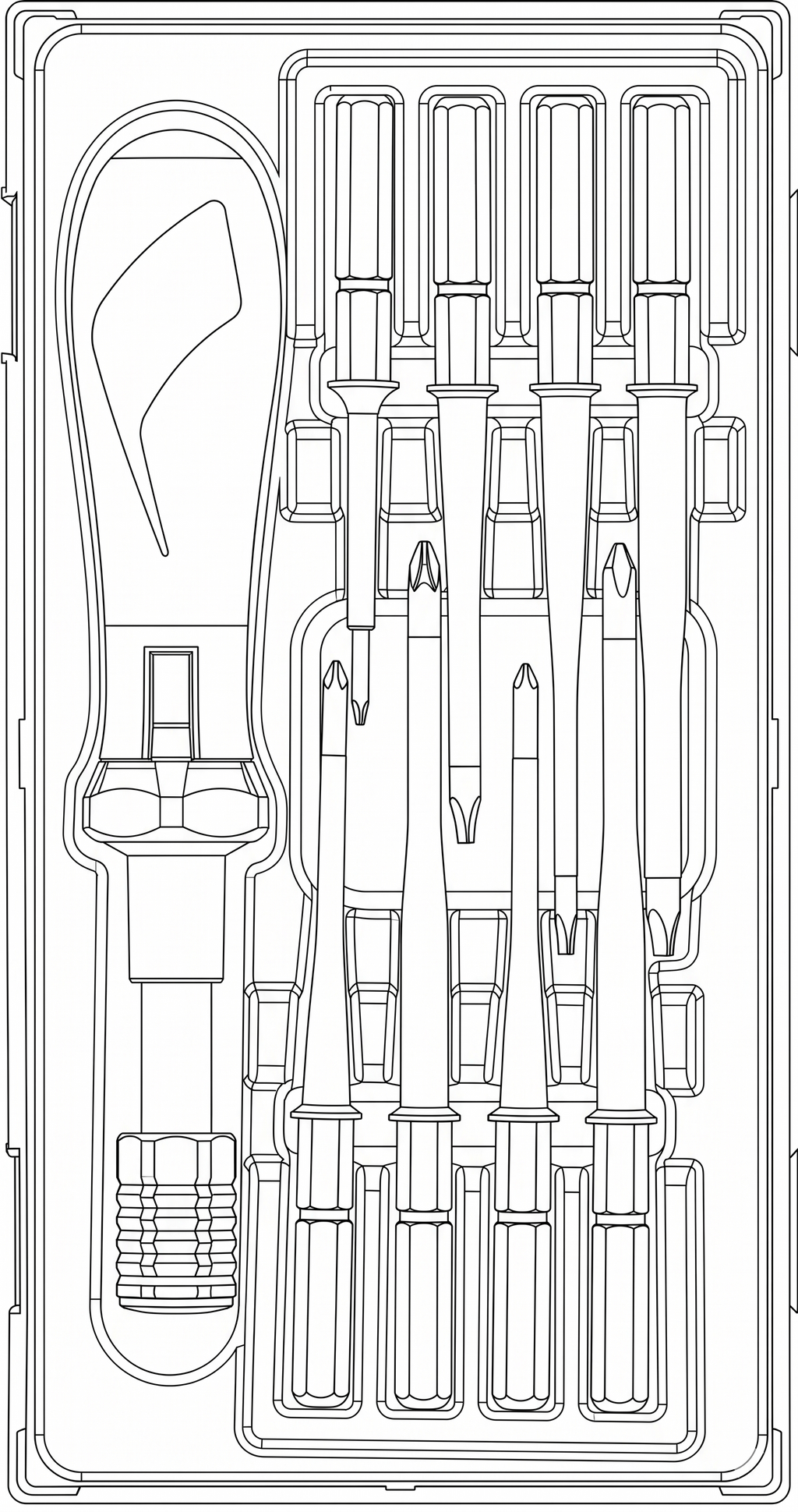 Insulated Torque Screwdriver Set TT1 9 Pieces