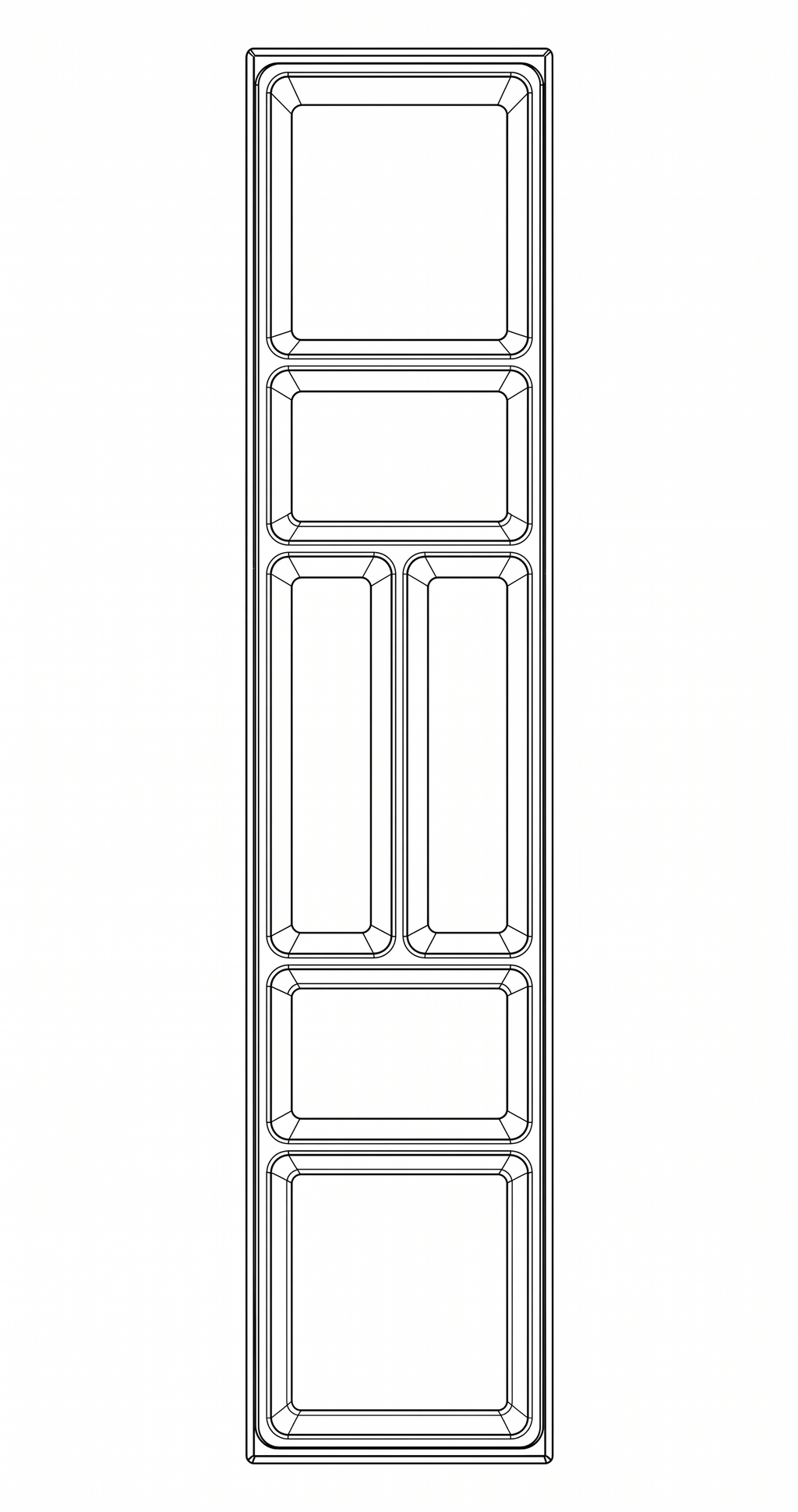 Storage Tray TTX4 6 Compartments