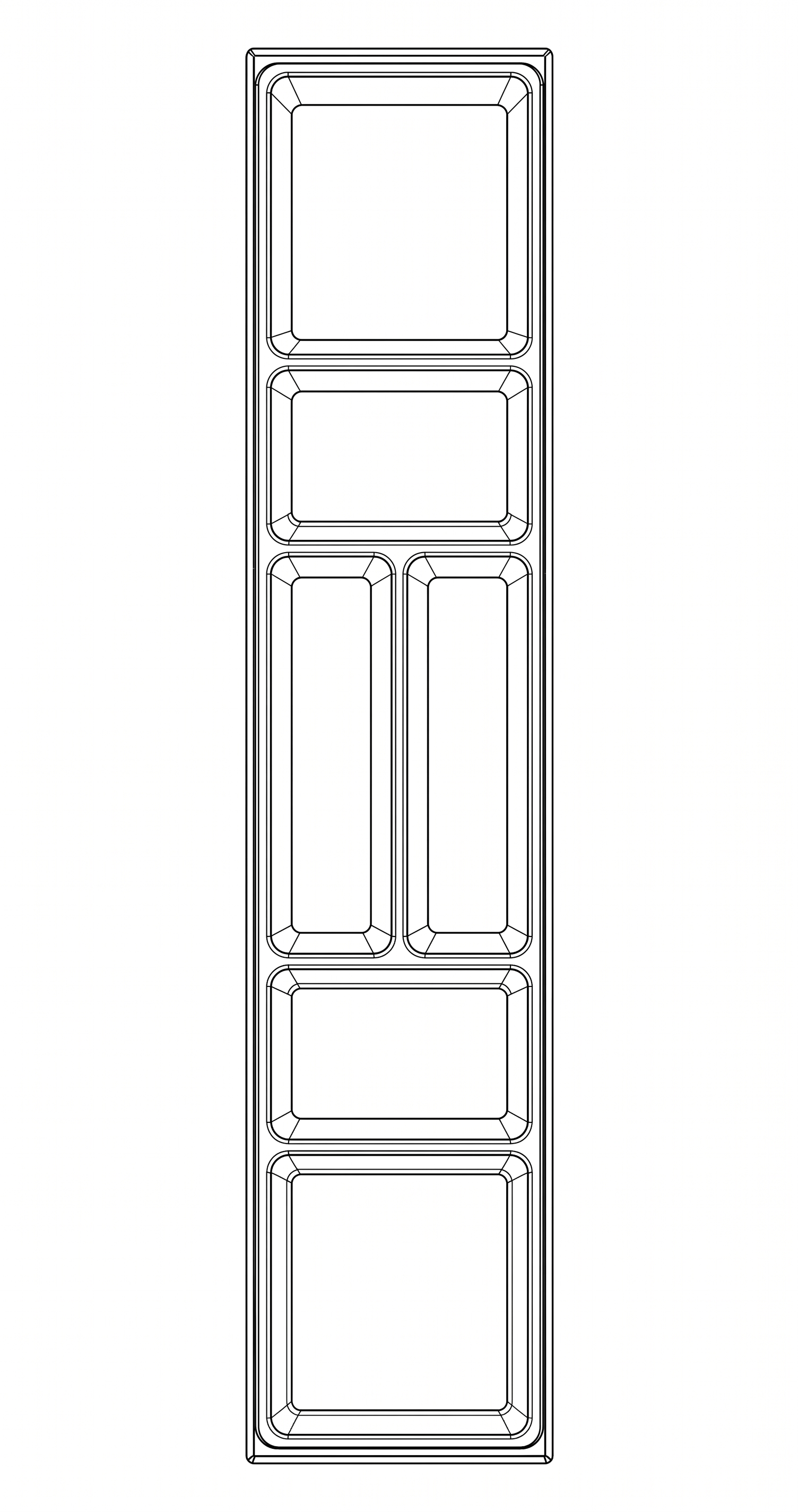 Storage Tray TTX4 6 Compartments