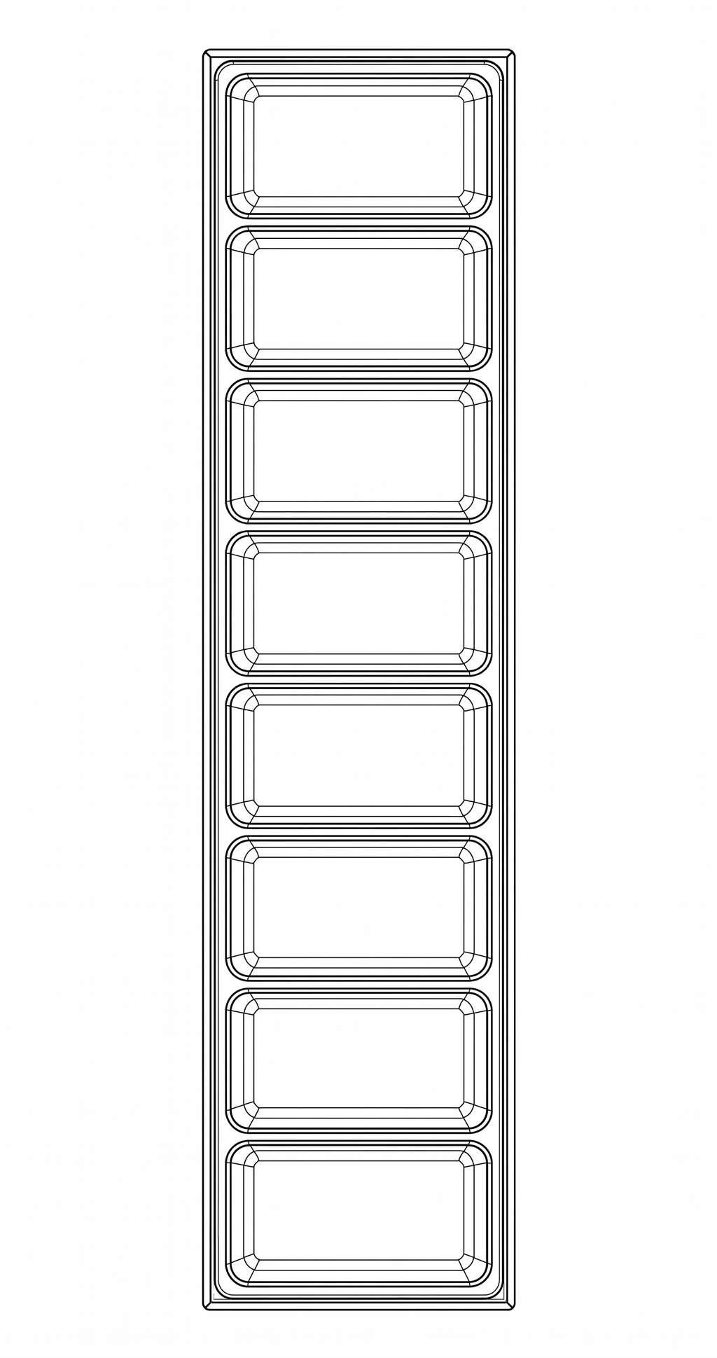 Storage Tray TTX4 8 Compartments