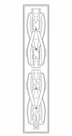 Juego de alicates para anillos de retención Teng Tools 40-100 mm TTX4 4 piezas — TTX474-9