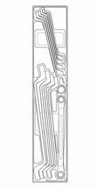 Teng Tools Juego de llaves de doble anillo TTX4 11 Piezas — TTX6311