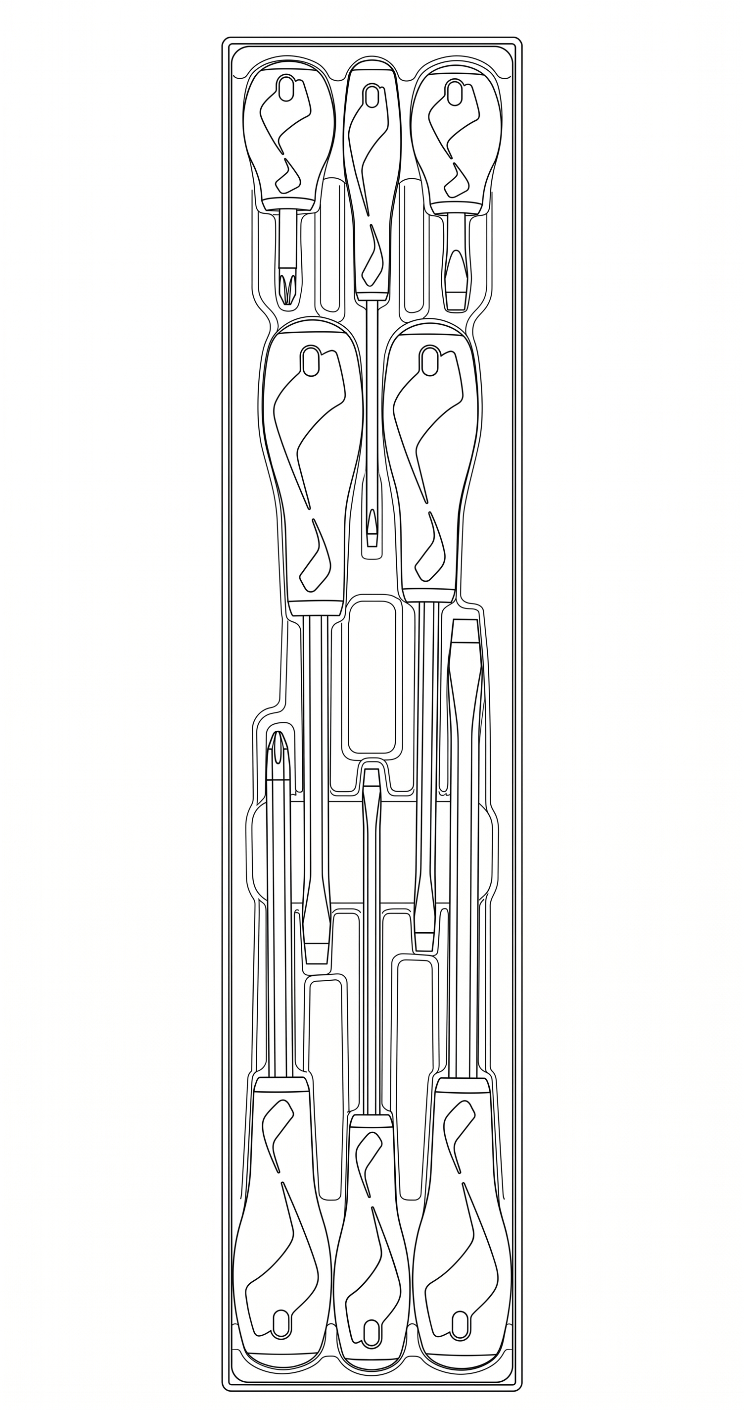 Screwdriver Set Flat & PH TTX4 8 Pieces
