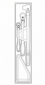 Juego de mangos articulados Teng Tools TTX4 de 3 piezas — TTXBR03