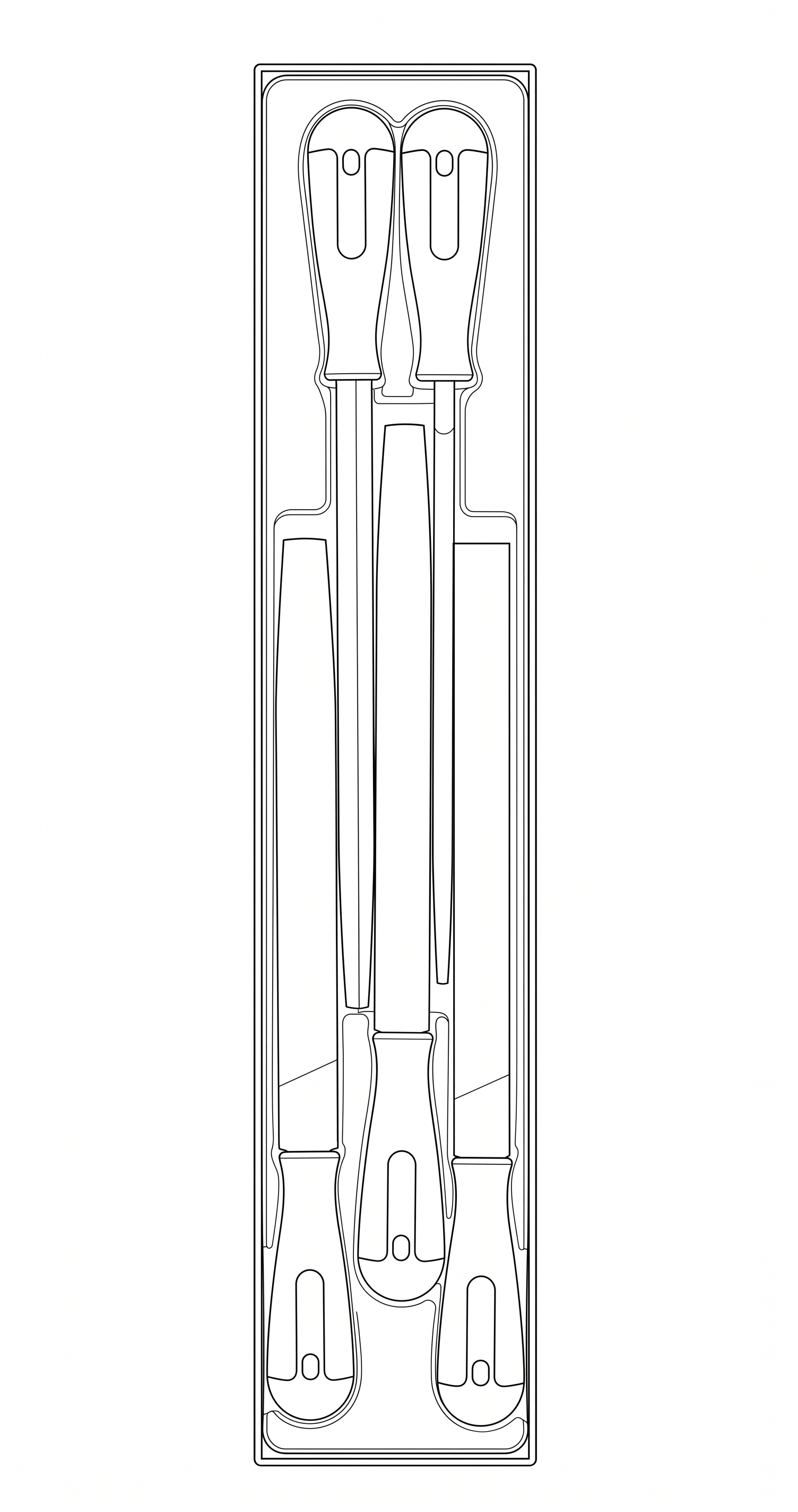 Hand File Set, 5 Pieces (TTX4)