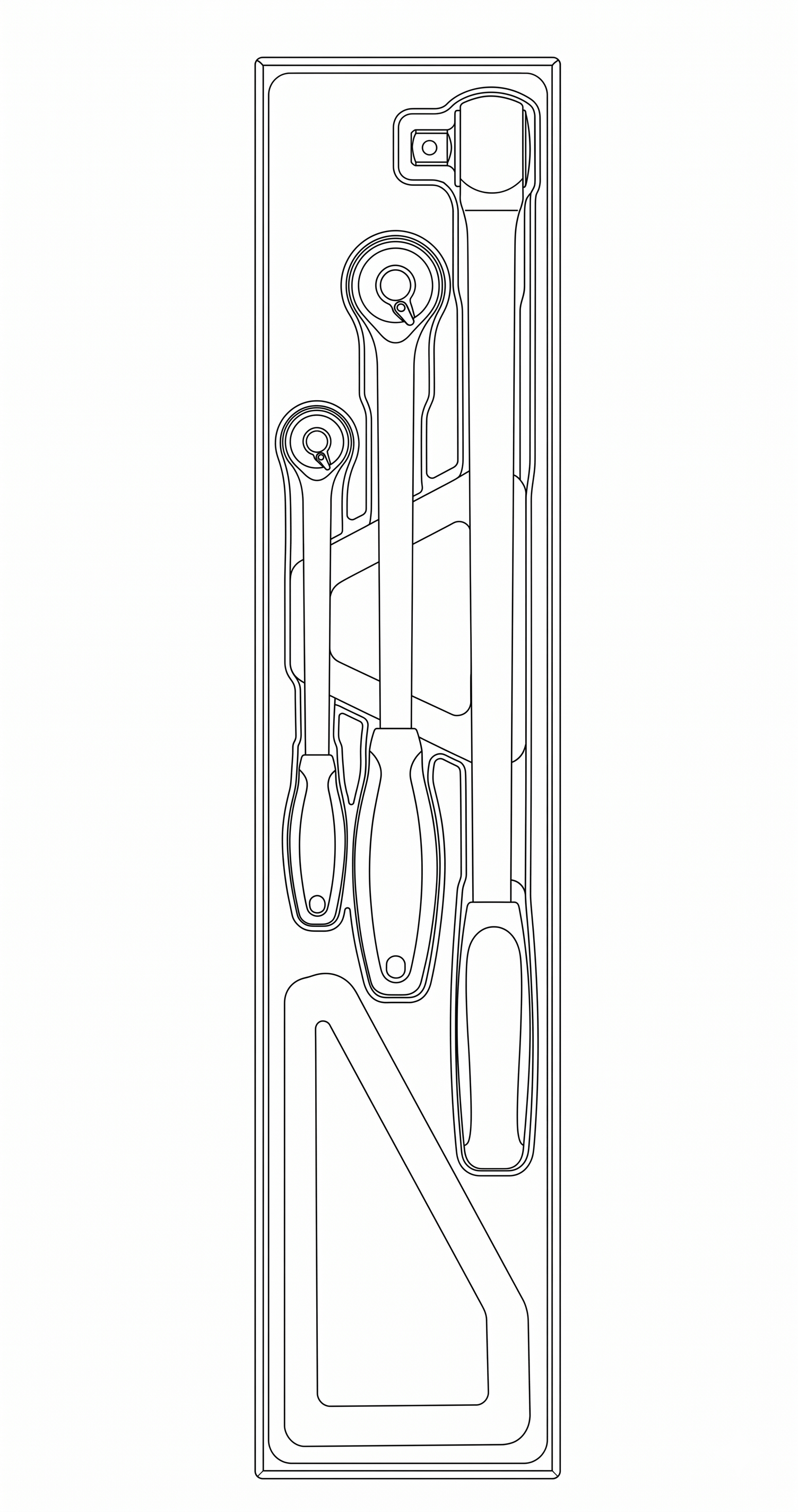 Long Arm Ratchet Set TTX4 3 Pieces