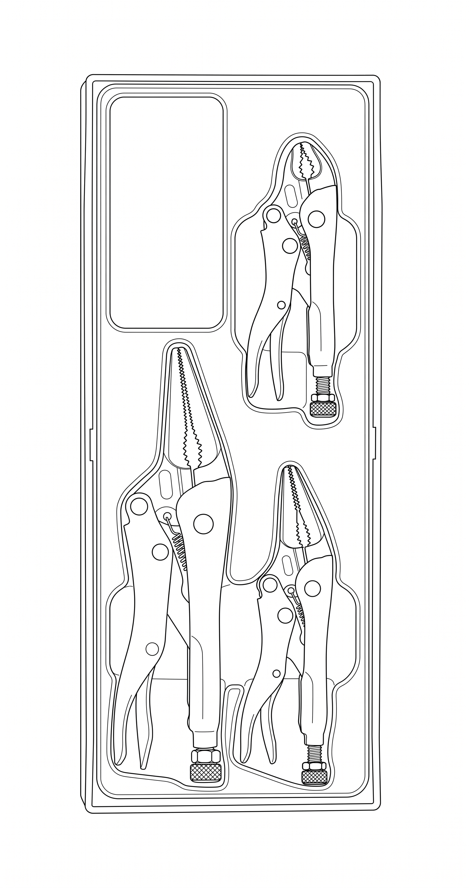 Power Grip Plier Set TTX2 3 Pieces