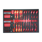 Juego de destornilladores Teng Tools Mixto FOAM4X4 98 piezas — TTEMD98N