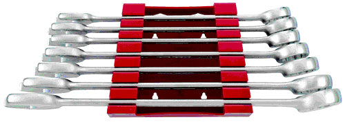 Teng Tools Combination Spanner Set 33-50 mm Plastic Holder 7 Pieces