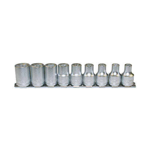 1/2" TX-E Socket Clip Rail Set 9 Pieces — Teng Tools M1210