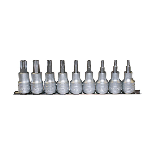 1/2 TPX Bit Socket Clip Rail Set 9 Pieces — Teng Tools M1213TPX