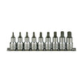 1/2 TX Bit Socket Clip Rail Set 9 Pieces — Teng Tools M1213TX