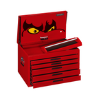 26" PRO Full Depth Top Box 5 Drawers Red — Teng Tools TC805NFX