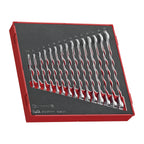 Juego de llaves combinadas Teng Tools FOAM2, 15 piezas — TED6515