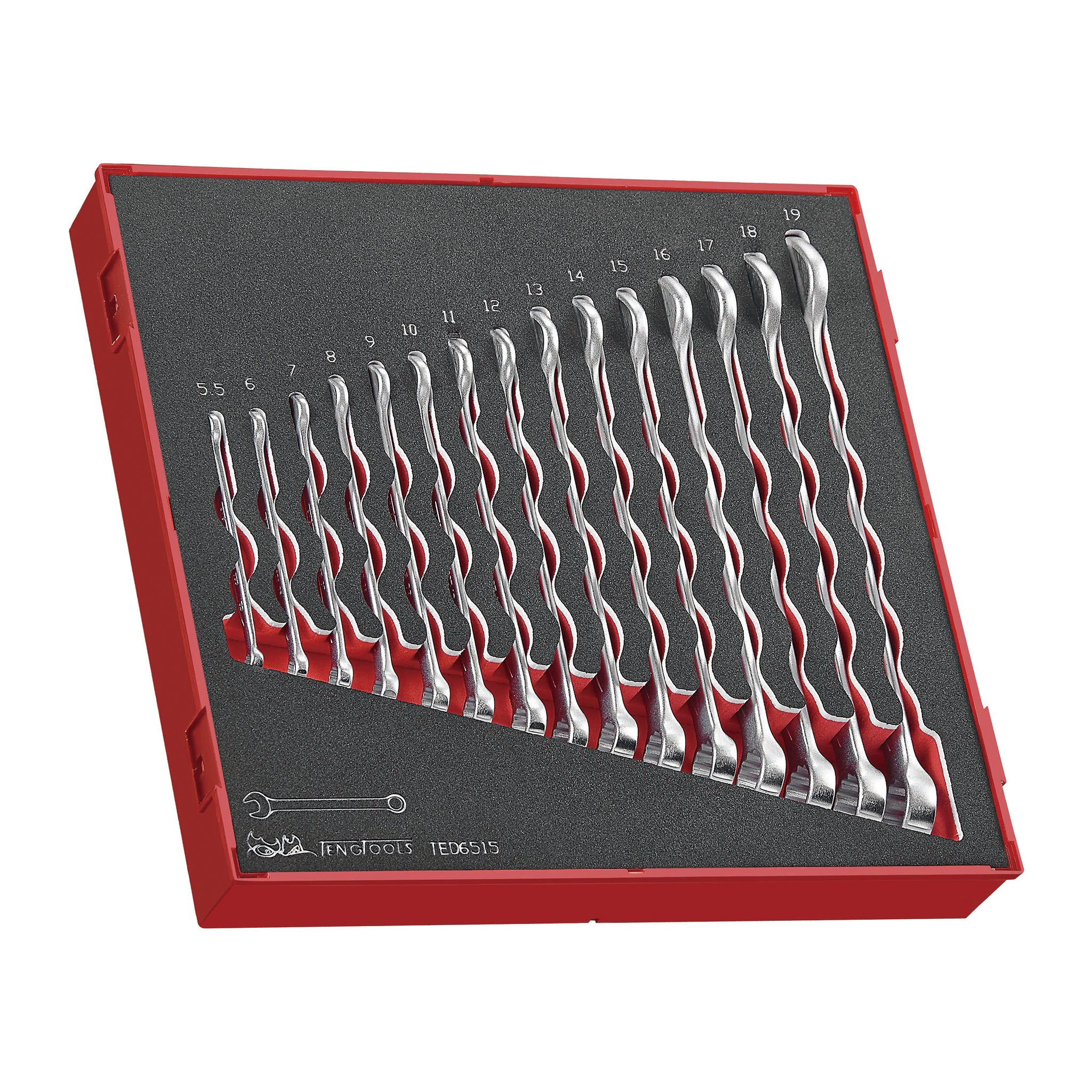 Combination Spanner Set FOAM2 15 Pieces