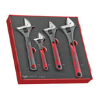 Juego de llaves ajustables Teng Tools FOAM2 4 piezas — TEDADJ4