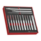 Juego de punzones y cinceles Teng Tools FOAM2, 14 piezas — TEDPC14