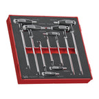 Juego de llaves TX con mango en T Teng Tools FOAM2, 7 piezas — TEDTX7