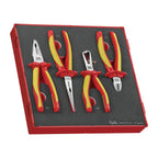 Teng Tools Juego de alicates aislados Foam2, 4 piezas — TEDV440