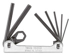 Folding Hex Key Set 1.5-6mm 7 Pieces
