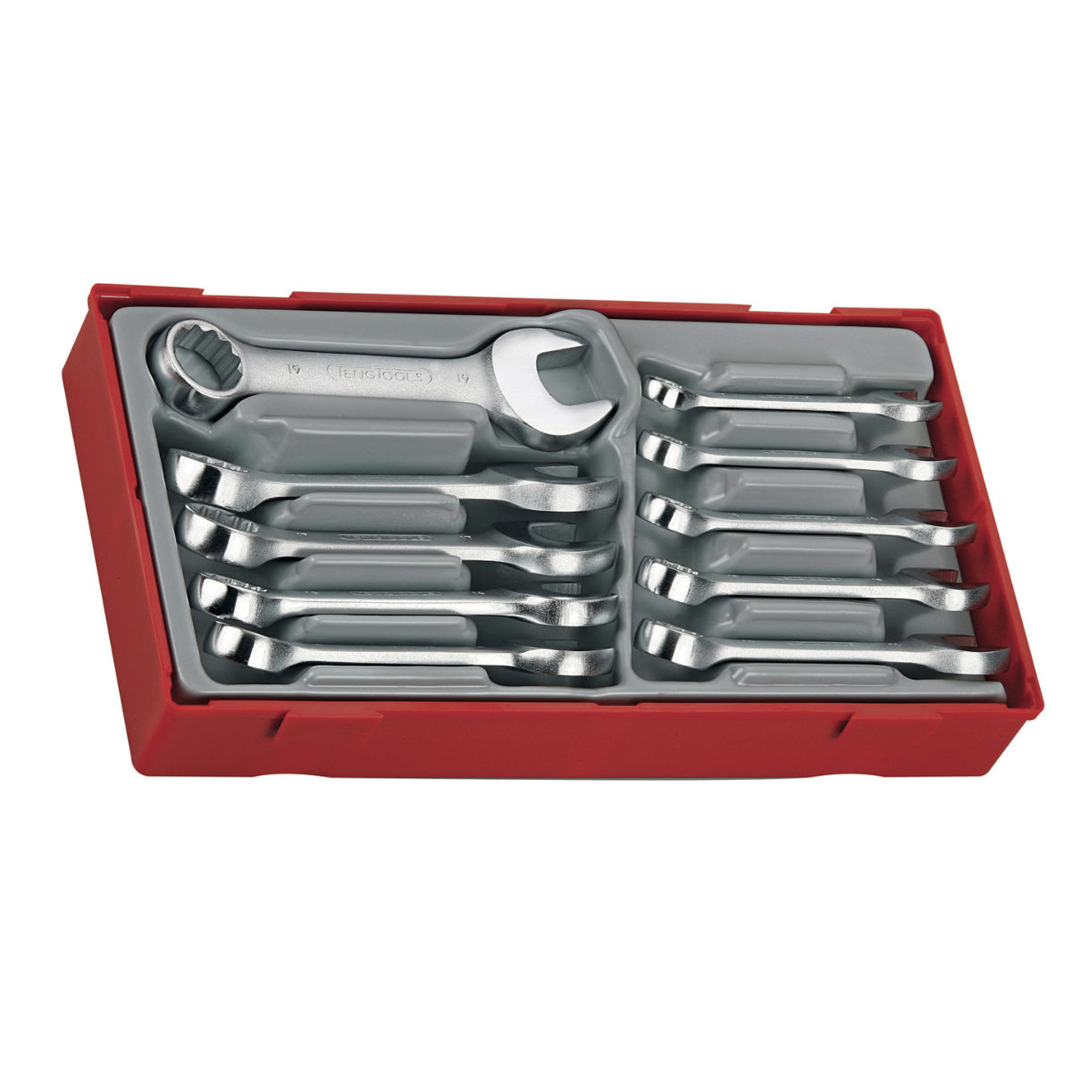 Stubby Combination Spanner Set TT1 10 Pieces