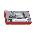 Ratcheting Combination Spanner Set RF TT1 8 Pieces