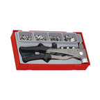 Juego de pistola para tuercas remachables Teng Tools TT1 de 81 piezas — TTNR81