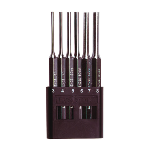 6 Piece Parallel Pin Punch Set