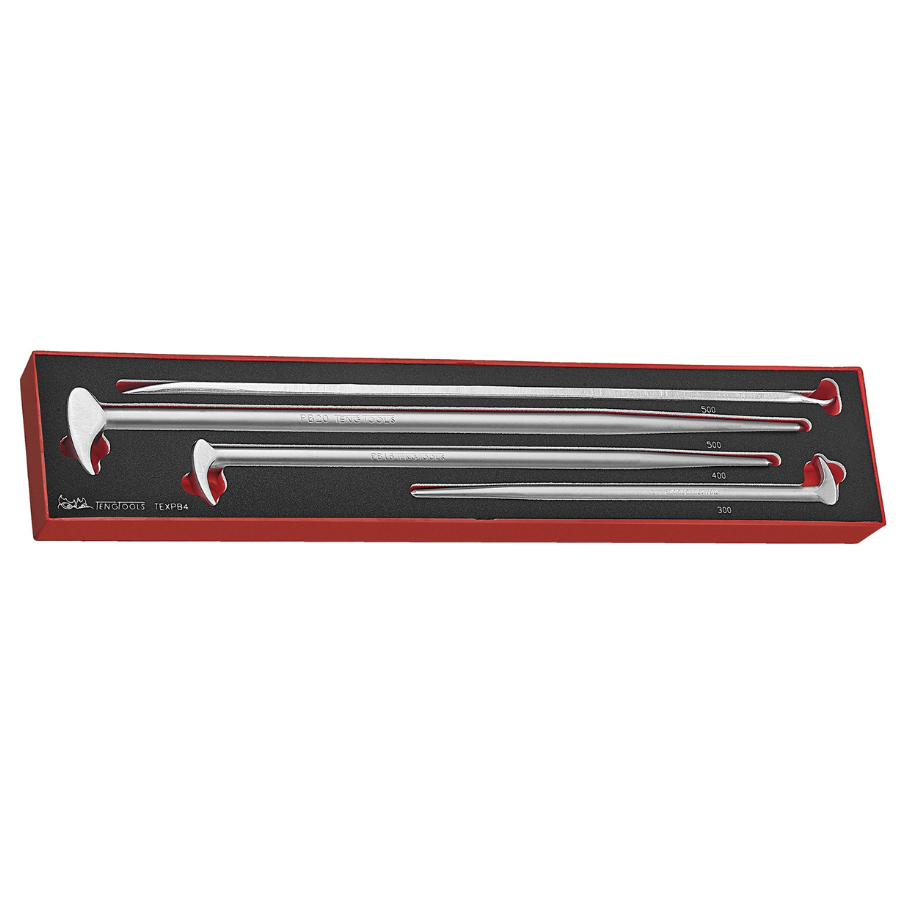 Pry Bar Set Roll/Heel FOAMX4 4 Pieces