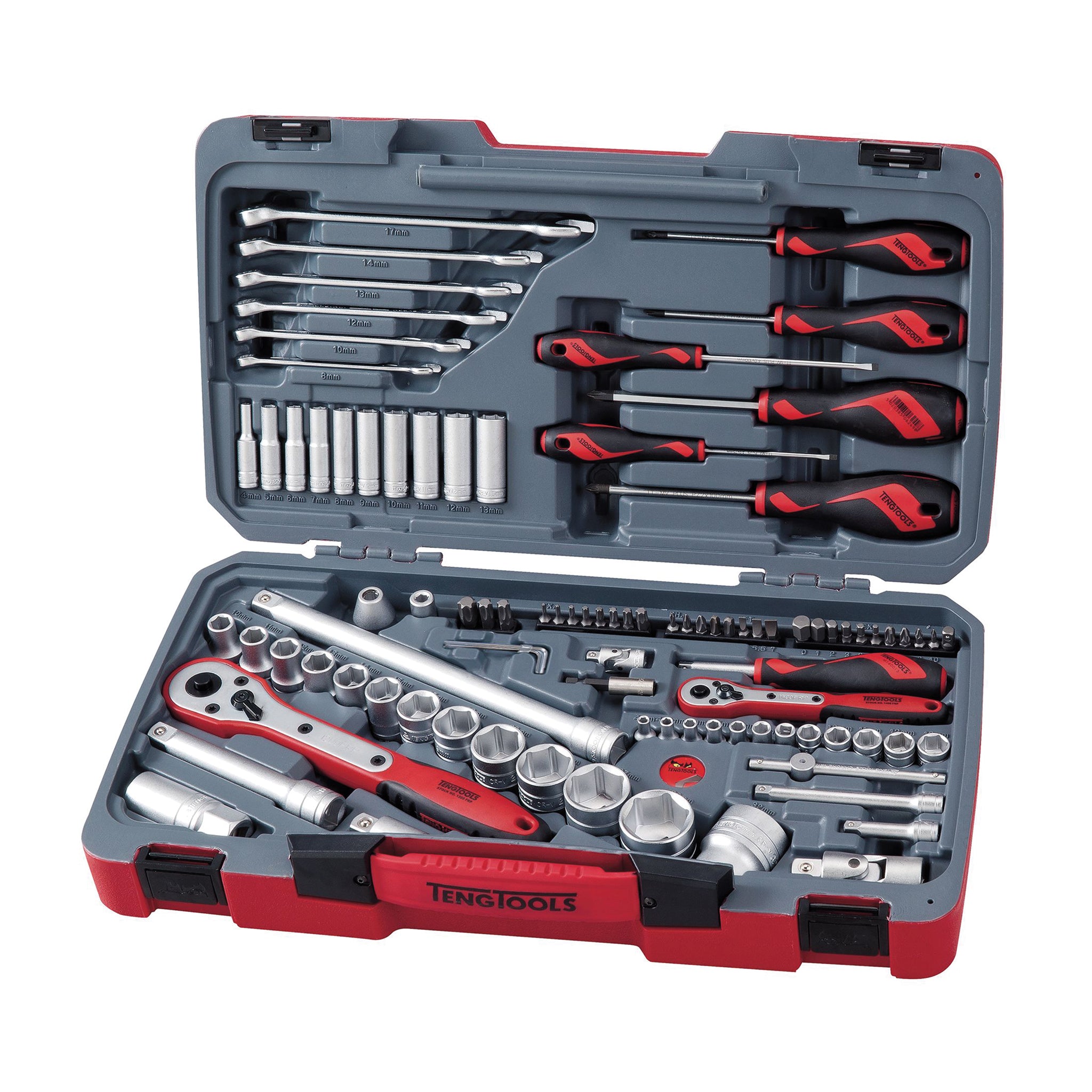 MECCA PRO 1/4 and 1/2" Drive Socket and Tool Set 95 Pieces