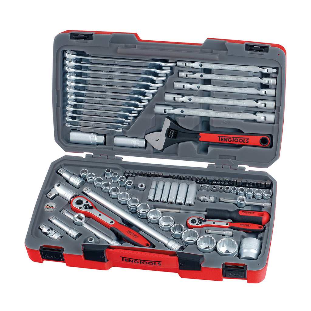 Teng Tools MECCA PRO 1/4, 3/8 & 1/2 Socket Set 106 Pieces — TM106