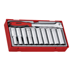 Juego de vasos largos Teng Tools de 1/2" 12 puntas 11 piezas — TT1211