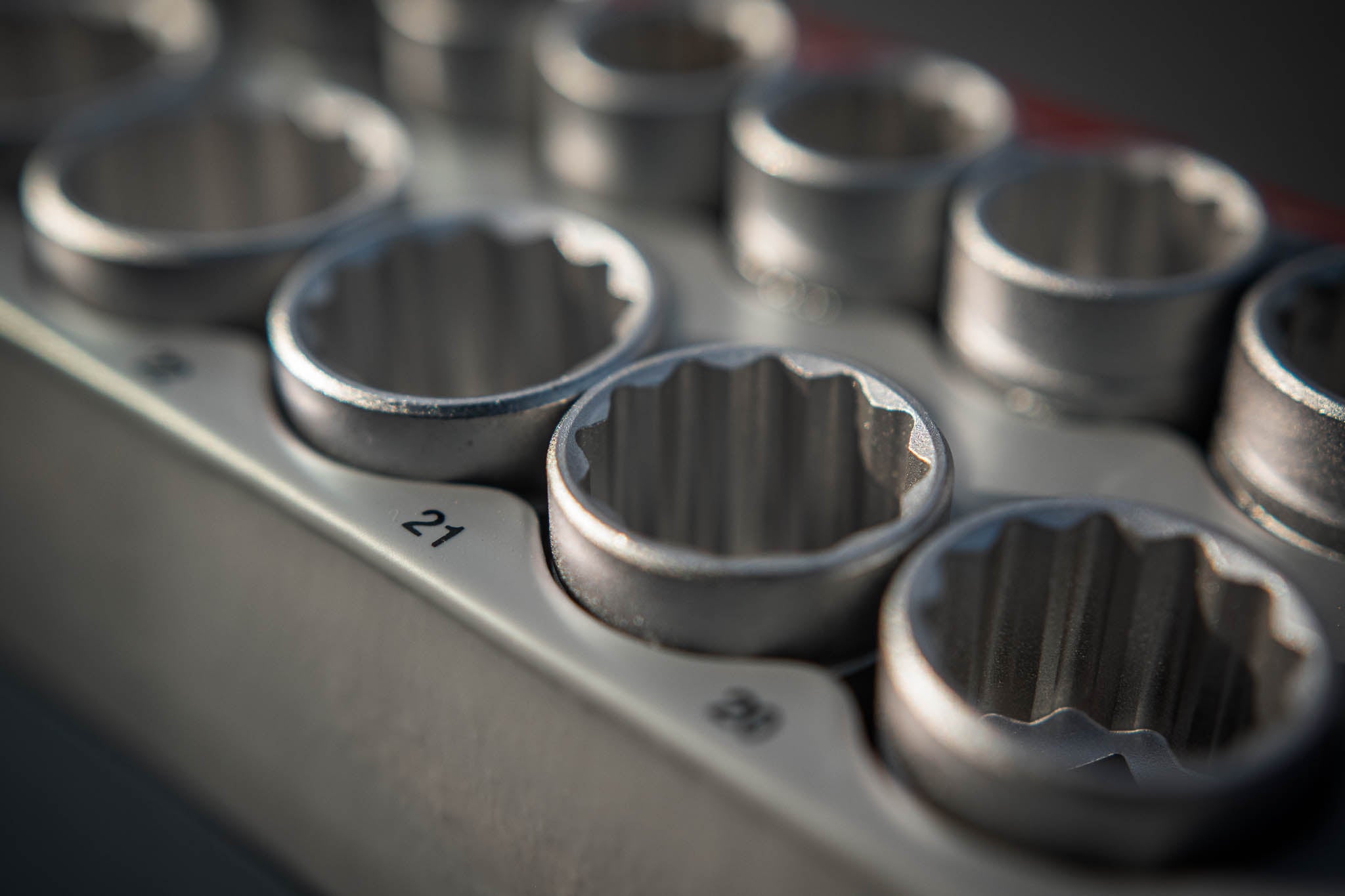 1/2 Socket Set 12 pt TT1 17 Pieces