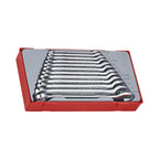Juego de llaves combinadas métricas Teng Tools de 12 piezas (8-19 mm) - TT1236