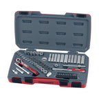 Teng Tools MECCA PRO Juego de llaves de vaso de 1/4" de 6 caras, 60 piezas — T1460