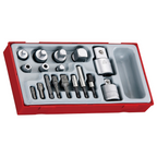 Teng Tools Juego de adaptadores de vaso TT1 de 17 piezas — TTADP17