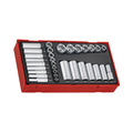 1/4 & 3/8 Socket Set AF 6 pt TT1 32 Pieces