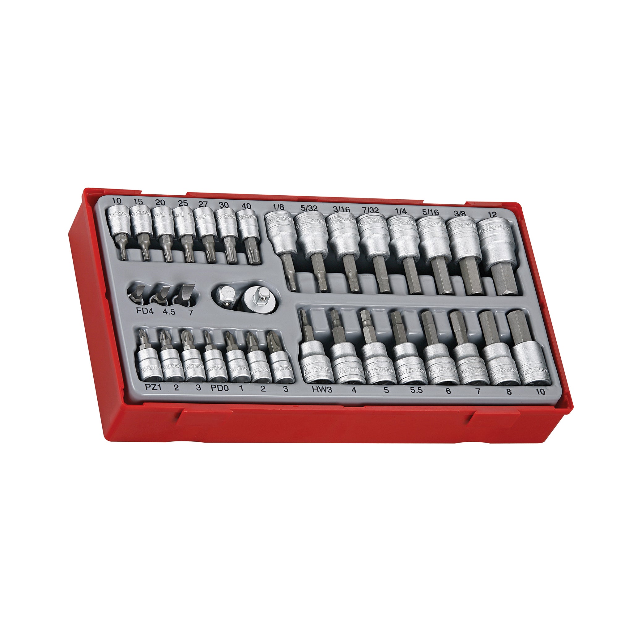 1/4 & 3/8 Bit Socket Set TT1 35 Pieces