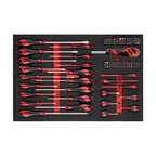 Juego de destornilladores Teng Tools Mixto FOAM4X4 122 Piezas — TTEMD122N