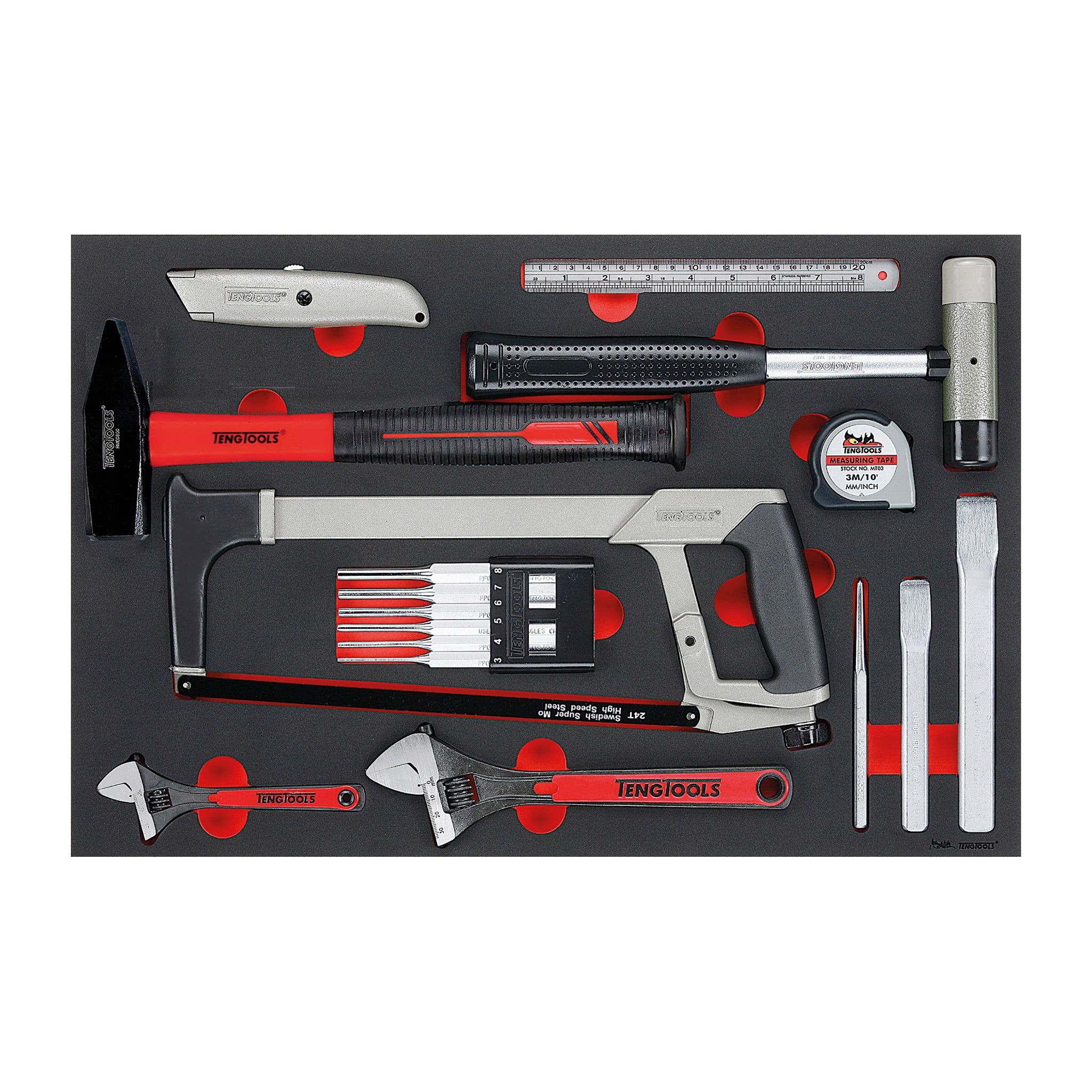General Tool Set FOAM4X4 17 Pieces
