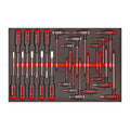 Teng Tools Nut Driver & Hex/TX T-Handle Set FOAM4X4 23 Pieces OLD — TTEX23