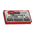 Juego de puntas de destornillador con trinquete de Teng Tools TT1, 74 piezas — TTMD74