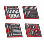 Teng Tools 240 Piece Complete Mixed EVA Foam General Hand Tool Kit (Mega Bundle 2)