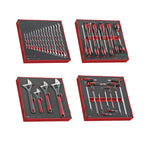Teng Tools 240 Piece Complete Mixed EVA Foam General Hand Tool Kit (Mega Bundle 2)