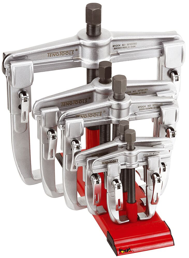 Teng Tools Puller Set Quick Type With Stand 5 Pieces — DIS-SP05Q