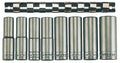 Teng Tools 1/2" Deep Socket Clip Rail Set 6pt 8 Pieces — M1208-6