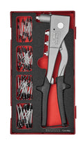 Rivet Gun Set FOAM1 81 Pieces