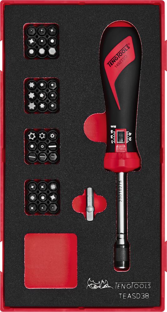 Torque Screwdriver Set FOAM1 38 Pieces
