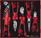 Juego de alicates Teng Tools con mango TPR FOAM2 de 5 piezas — TED441-T